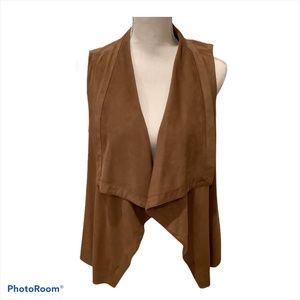 Faux Suede Vest